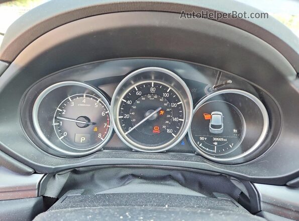 JM3KFBBL6S0678384 2025 MAZDA CX-5 Blue Widok zestawu wskaźników