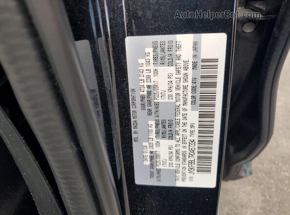 JM3KFBBL7R0467334 2024 MAZDA CX-5 Black Widok naklejki z numerem VIN