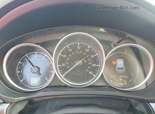 JM3KFBBL8S0674580 2025 MAZDA CX-5 Black ხელსაწყოთა პანელის ხედი