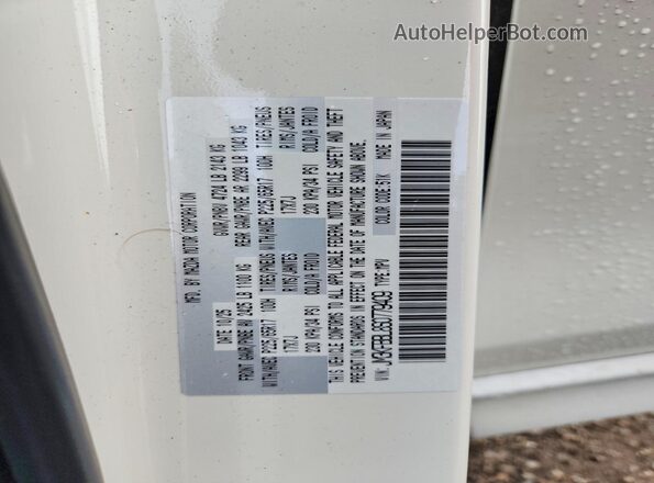 JM3KFBBL8S0779409 2025 MAZDA CX-5 White Widok naklejki z numerem VIN