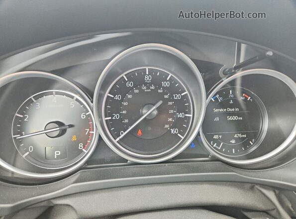 JM3KFBBL8S0779409 2025 MAZDA CX-5 White Widok zestawu wskaźników