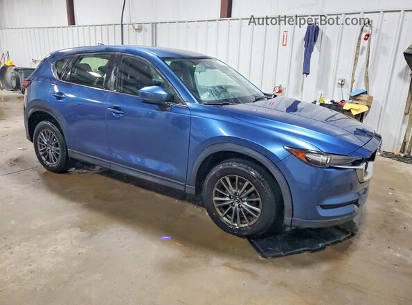 JM3KFBBL9H0122482 2017 MAZDA CX-5 Синий Передняя правая четверть