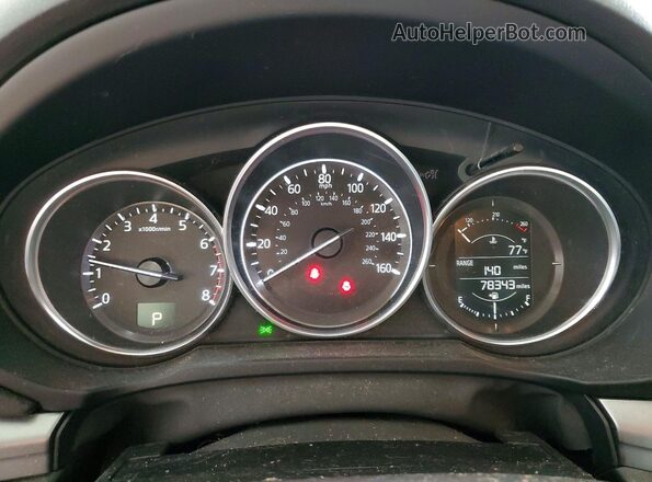 JM3KFBBL9H0122482 2017 MAZDA CX-5 Синий Вид щитка приборов
