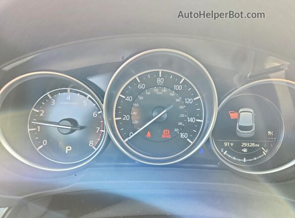 JM3KFBBL9R0475936 2024 MAZDA CX-5 Black Instrument cluster view