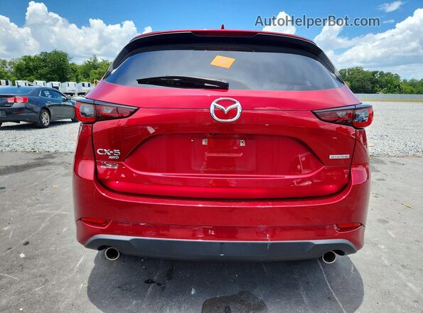 JM3KFBBLXR0466078 2024 MAZDA CX-5 Red Вид ззаду