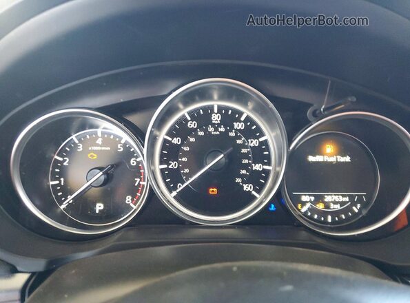 JM3KFBBLXS0644772 2025 MAZDA CX-5 Black Вид щитка приладів
