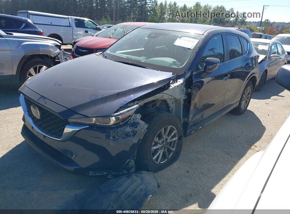 JM3KFBBLXS0675827 2025 MAZDA CX-5 Dark Blue წინა მარცხენა ხედი სამი მეოთხედიდან