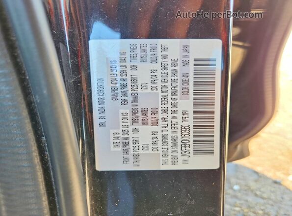 JM3KFBBM0K1603960 2019 MAZDA CX-5 Black Widok naklejki z numerem VIN