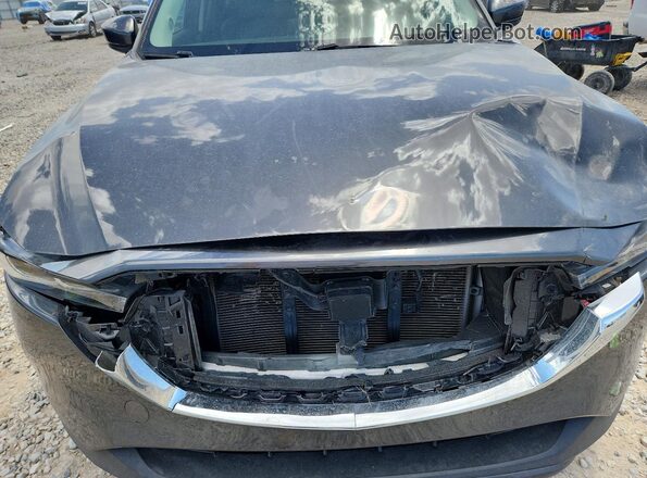 JM3KFBBM0N0587592 2022 MAZDA CX-5 Gray Widok wnętrza z tyłu