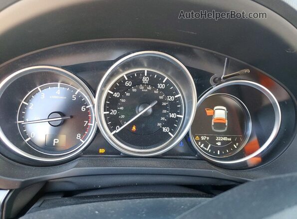 JM3KFBBM2P0207994 2023 MAZDA CX-5 White Widok zestawu wskaźników