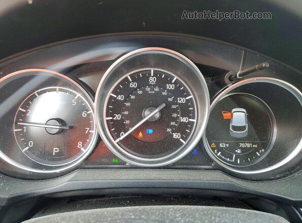 JM3KFBBM3L0828378 2020 MAZDA CX-5 White Вид щитка приладів
