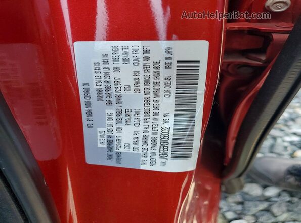 JM3KFBBM3N0560032 2022 MAZDA CX-5 Red VIN sticker view