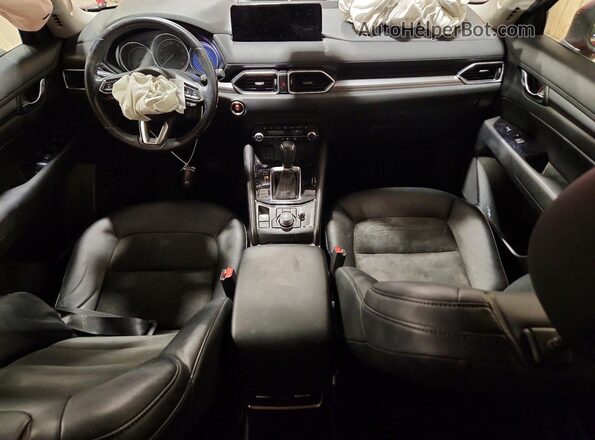 JM3KFBBM3N1593736 2022 MAZDA CX-5 Red Вид панелі приладів