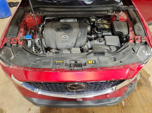 JM3KFBBM3N1593736 2022 MAZDA CX-5 Red Вид підкапотного простору