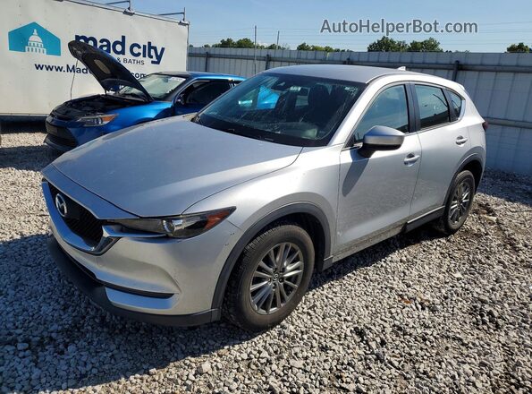 JM3KFBBM4J1452877 2018 MAZDA CX-5 Silver Tył lewy