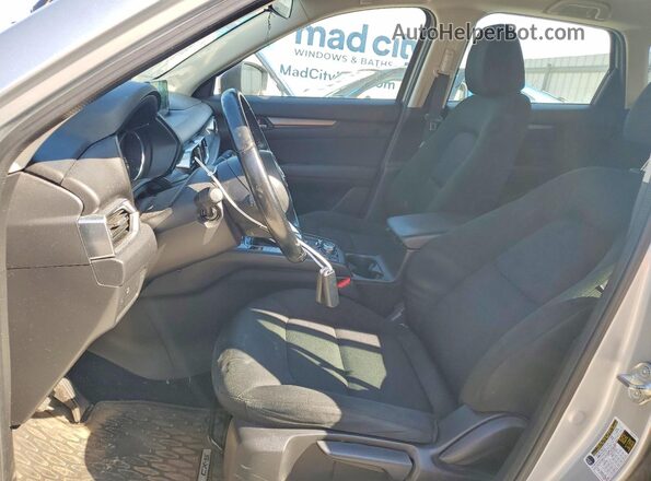 JM3KFBBM4J1452877 2018 MAZDA CX-5 Silver Widok naklejki z numerem VIN