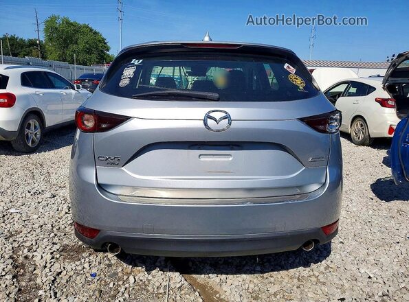 JM3KFBBM4J1452877 2018 MAZDA CX-5 Silver Widok wnętrza z tyłu