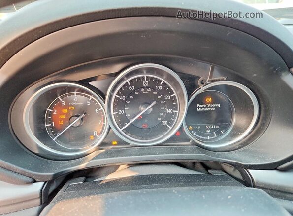 JM3KFBBM4N0608430 2022 MAZDA CX-5 Gray Սարքավորումների վահանակի տեսք