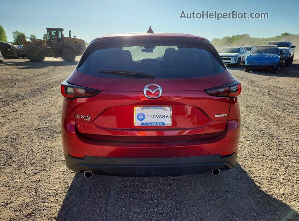 JM3KFBBM5P0247826 2023 MAZDA CX-5 Burgundy უკანა ხედი