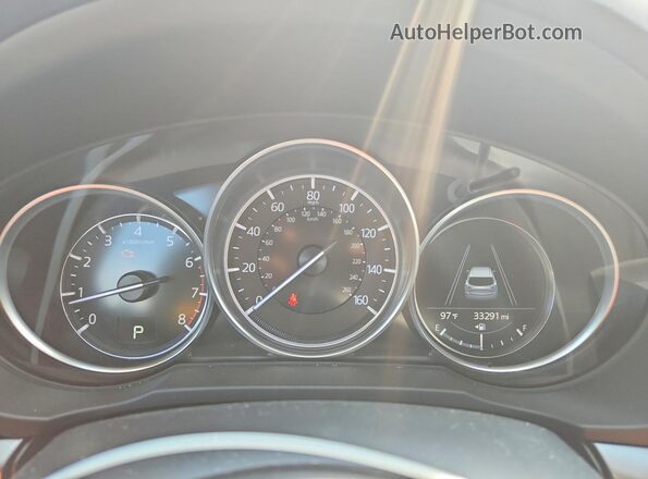 JM3KFBBM6P0270001 2023 MAZDA CX-5 Gray Вид щитка приладів