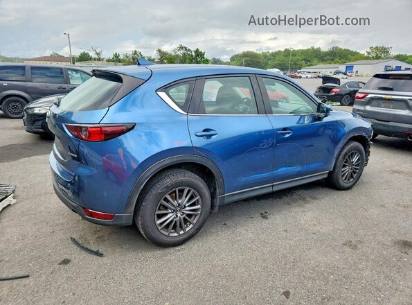 JM3KFBBM8M0333899 2021 MAZDA CX-5 Blue Trasero derecho