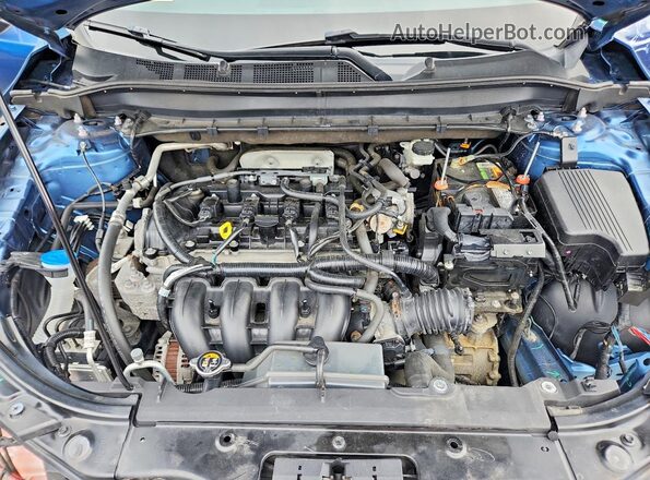 JM3KFBBM8M0333899 2021 MAZDA CX-5 Blue Vista del compartimento del motor