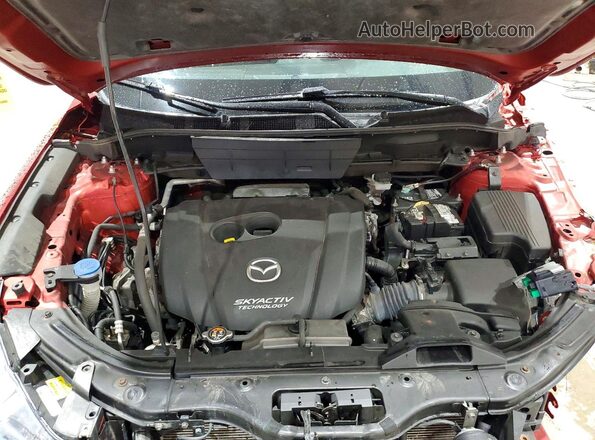 JM3KFBBM9J0338198 2018 MAZDA CX-5 Red Vista del compartimento del motor