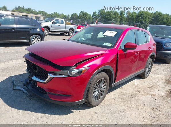 JM3KFBBM9K0541433 2019 MAZDA CX-5 Красный Передняя левая четверть