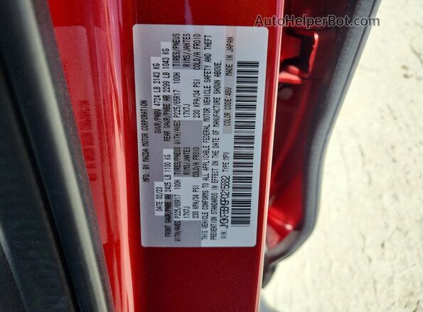 JM3KFBBM9P0215882 2023 MAZDA CX-5 Красный Вид подкапотного пространства