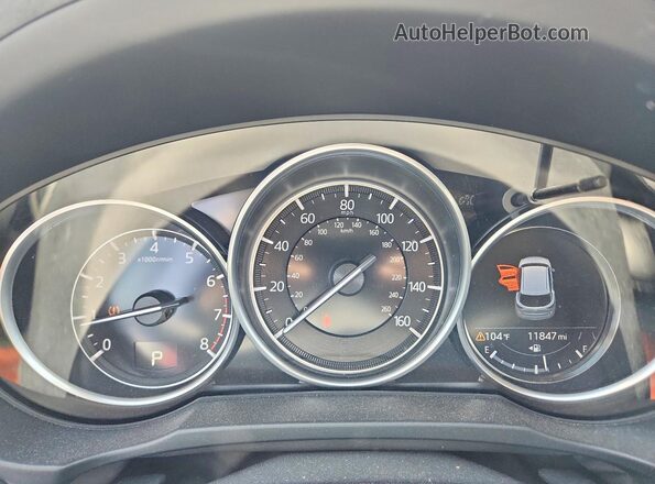 JM3KFBBM9P0215882 2023 MAZDA CX-5 Красный Вид щитка приборов
