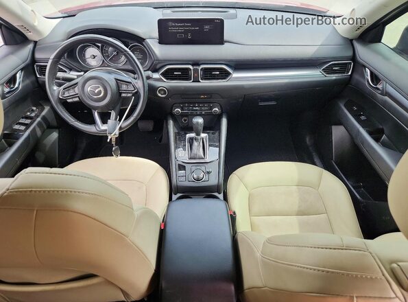 JM3KFBBMXN0546791 2022 MAZDA CX-5 Red წინა პანელის ხედი