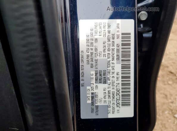 JM3KFBCL0R0461714 2024 MAZDA CX-5 Blue Widok komory silnika