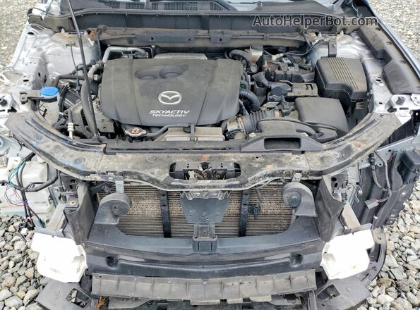 JM3KFBCL1H0202969 2017 MAZDA CX-5 Silver Engine compartment view