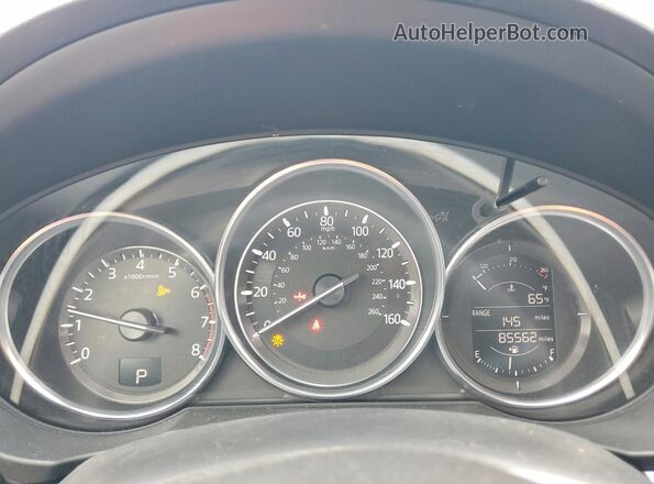 JM3KFBCL1H0202969 2017 MAZDA CX-5 Silver Instrument cluster view