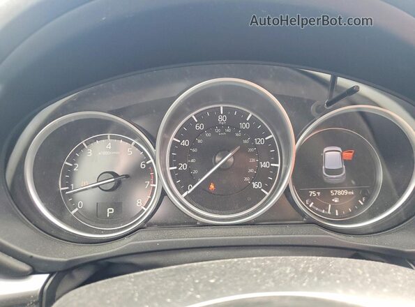 JM3KFBCL1R0405992 2024 MAZDA CX-5 Blue Вид щитка приладів