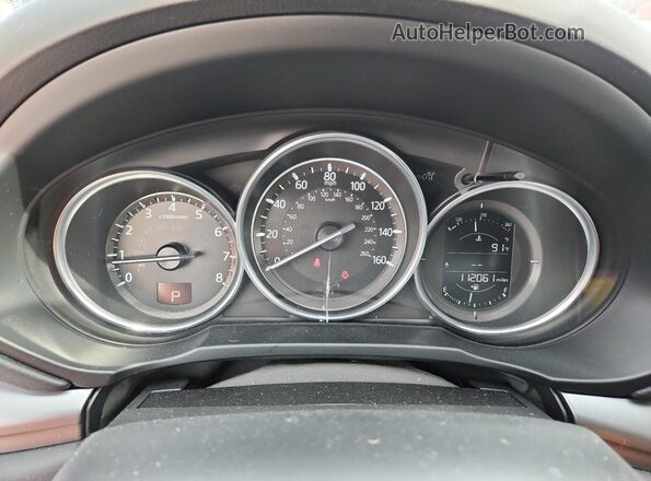 JM3KFBCL2H0163356 2017 MAZDA CX-5 White Widok zestawu wskaźników