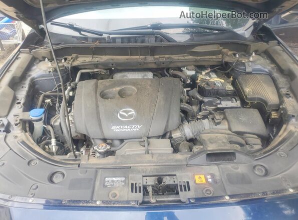 JM3KFBCL2H0177421 2017 MAZDA CX-5 Blue Engine compartment view