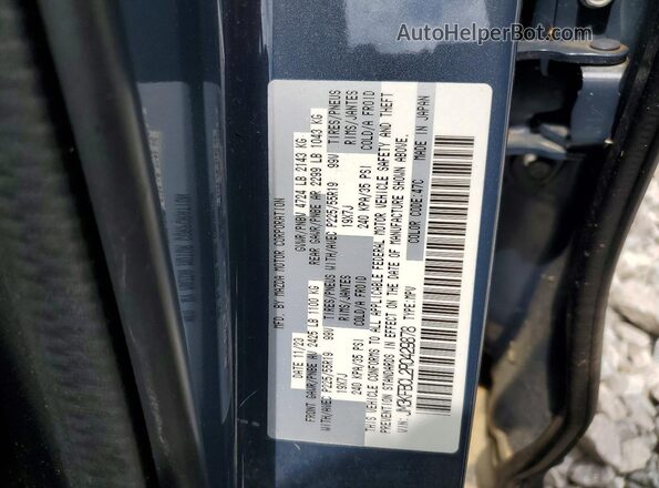 JM3KFBCL2R0429878 2024 MAZDA CX-5 Blue Вид наклейки з VIN-кодом