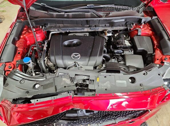 JM3KFBCL3H0224620 2017 MAZDA CX-5 Red Vista del compartimento del motor