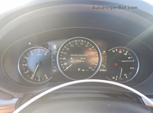 JM3KFBCL3S0733680 2025 MAZDA CX-5 Black Instrument cluster view
