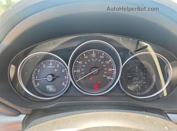 JM3KFBCL4H0144713 2017 MAZDA CX-5 White Вид щитка приладів