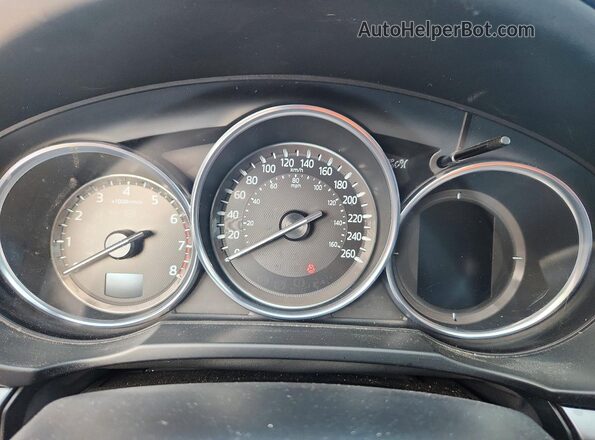 JM3KFBCL4H0181356 2017 MAZDA CX-5 Red Widok zestawu wskaźników