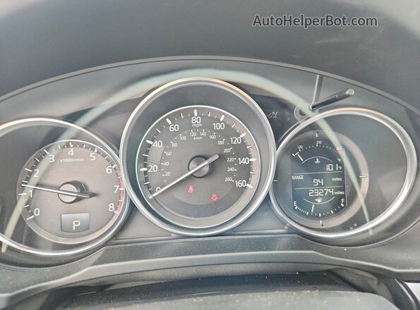 JM3KFBCL4H0205655 2017 MAZDA CX-5 Gray Вид щитка приладів