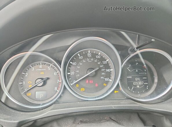 JM3KFBCL6H0163649 2017 MAZDA CX-5 Серебряный Вид щитка приборов