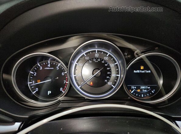 JM3KFBCL7S0697704 2025 MAZDA CX-5 Black ხელსაწყოთა პანელის ხედი