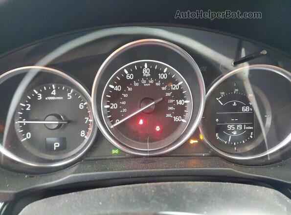 JM3KFBCL8H0209532 2017 MAZDA CX-5 Blue Вид щитка приладів