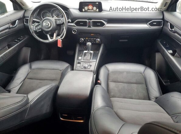 JM3KFBCL8H0209532 2017 MAZDA CX-5 Blue Вид панелі приладів