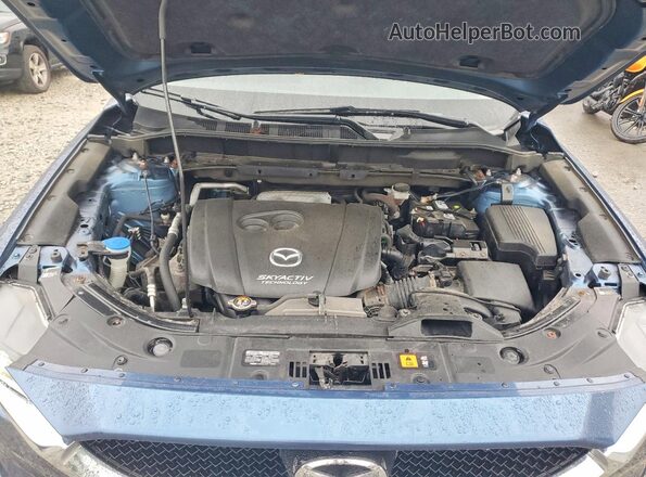 JM3KFBCL8H0209532 2017 MAZDA CX-5 Blue Вид підкапотного простору