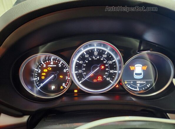 JM3KFBCL8S0673234 2025 MAZDA CX-5 Blue Instrument cluster view