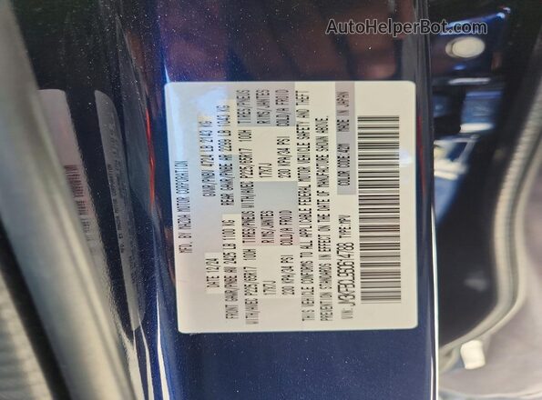 JM3KFBCL9S0614788 2025 MAZDA CX-5 Blue VIN კოდის სტიკერის ხედი
